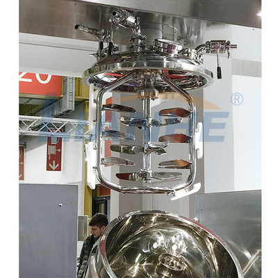 homogenizador inferior de levantamento hidráulico SUS316L do misturador do emulsivo do vácuo 150L