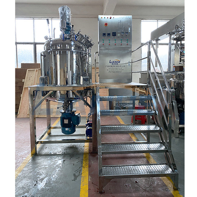 1000L fixou o reator cosmético do aquecimento alto do misturador do emulsivo do vácuo da tesoura
