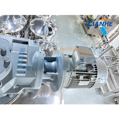 Tanque de mistura da pomada cosmética do misturador do emulsivo do vácuo do aquecimento de vapor com agitador