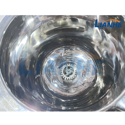Equipamento de aquecimento elétrico da loção da tintura de cabelo do homogenizador do misturador do emulsivo do vácuo