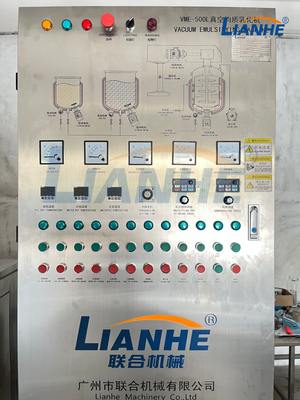 Equipamento de aquecimento elétrico da loção da tintura de cabelo do homogenizador do misturador do emulsivo do vácuo