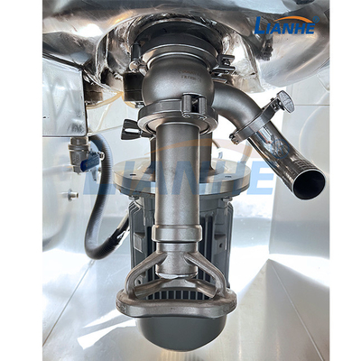 tanque de mistura industrial do misturador do emulsivo do vácuo 50L com sistema de levantamento de Hydraylic