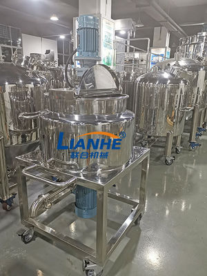 Misturador de lavagem líquido do homogenizador da pequena escala da máquina de mistura 100L do SUS 304