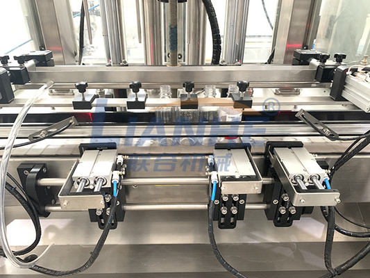 Alta velocidade automática da máquina de enchimento do pistão de 4 bocais