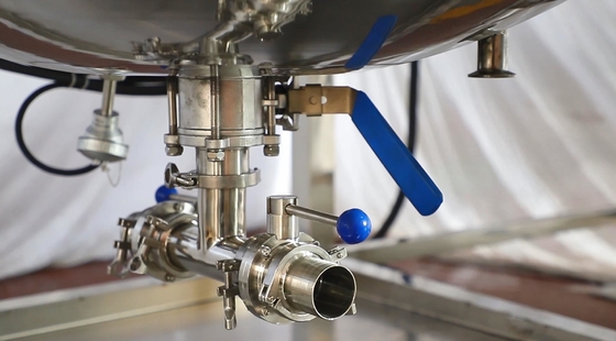 solução do reagente do antígeno do misturador do emulsivo do vácuo 300L que faz o tanque do aquecimento da máquina