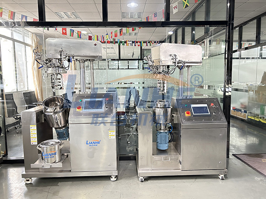 loção de creme cosmética de 10L 20L que faz a máquina do misturador de Emulsifiying do vácuo da máquina