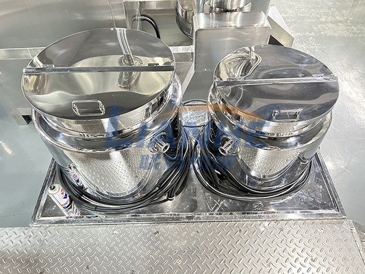 máquina de emulsão de levantamento hidráulica do misturador do homogenizador do vácuo 200L cosmético