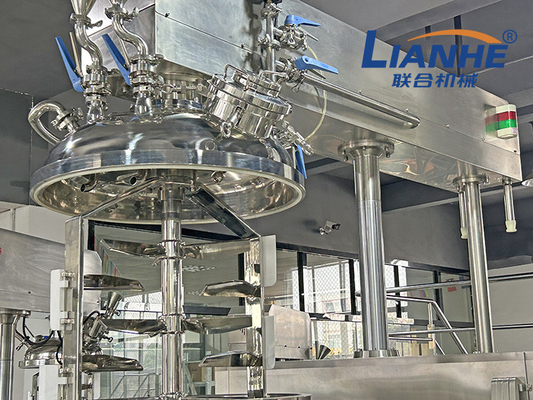 máquina interna e externo de 300L da circulação do vácuo do homogenizador do creme do misturador