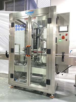 linha de enchimento detergente do champô líquido automático da máquina de enchimento do frasco da garrafa 150ml