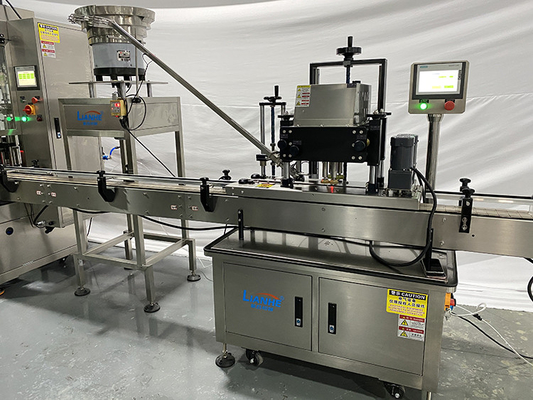 linha de enchimento detergente do champô líquido automático da máquina de enchimento do frasco da garrafa 150ml