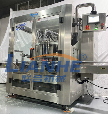 O PLC 12 provê de bocal a linha de rotulagem tampando da loção automática do gel do chuveiro do sabão líquido de máquina de enchimento