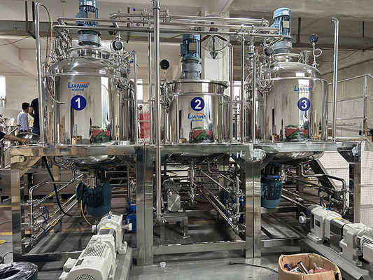 Máquina de emulsão de homogeneização da loção do misturador do emulsivo do vácuo da tesoura alta
