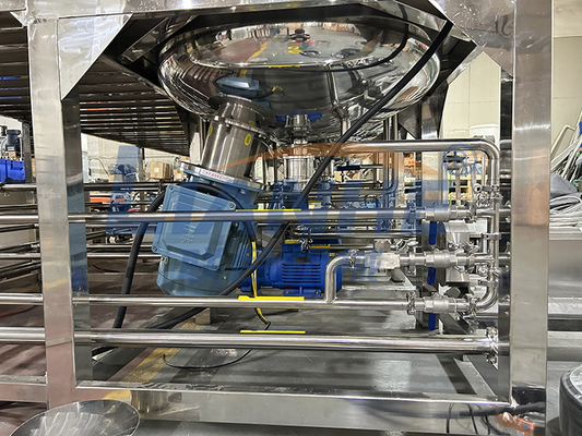 Máquina de emulsão de homogeneização da loção do misturador do emulsivo do vácuo da tesoura alta