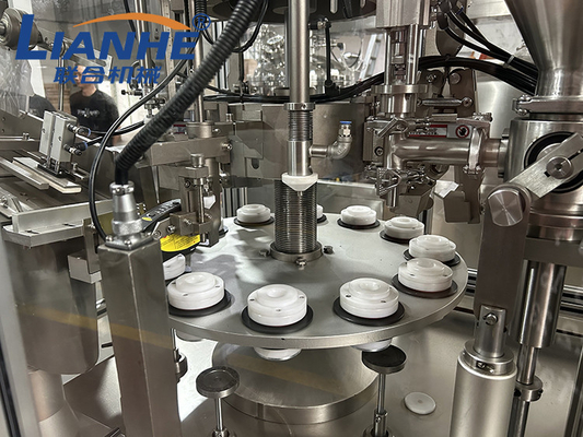enchimento de creme facial do tubo e aferidor de alumínio plástico de selagem do enchimento do tubo da máquina