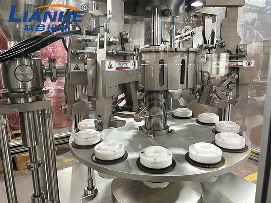 enchimento de creme facial do tubo e aferidor de alumínio plástico de selagem do enchimento do tubo da máquina