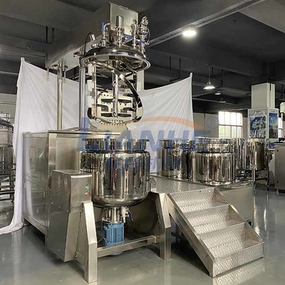 Máquina de mistura de creme cosmética de 5.5KW SUS304, homogenizador durável do misturador do vácuo