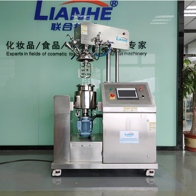 Equipamento de fabricação da loção do PLC de LIANHE, 0,2 cremes de cara do Mpa que fazem a máquina