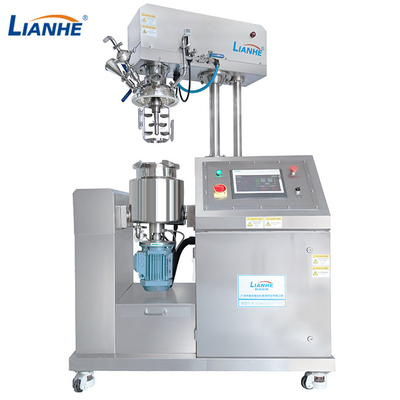 Creme de corpo do PLC 5L que faz a máquina, misturador de emulsão do vácuo do aquecimento de vapor