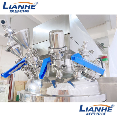 Equipamento de fabricação cosmético de levantamento hidráulico do PLC usado para o motor das pomadas ABB