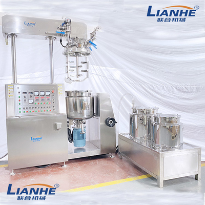 Equipamento de fabricação cosmético de levantamento hidráulico do PLC usado para o motor das pomadas ABB