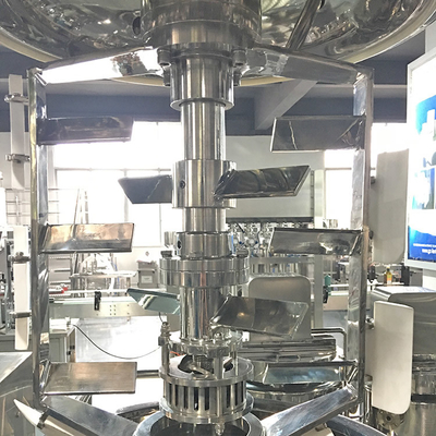 Misturador de aço inoxidável do emulsivo do vácuo de 3 camadas com homogenizador superior