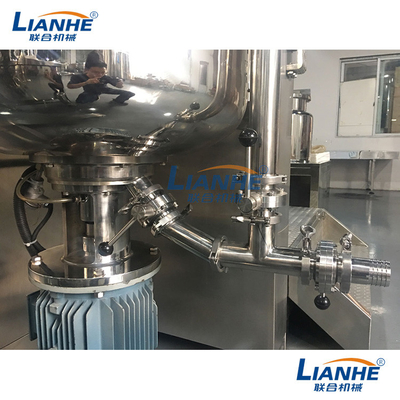 Máquina de aço inoxidável 150L do misturador do emulsivo do vácuo do PLC prática