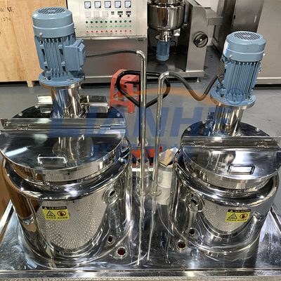 Máquina de aço inoxidável 150L do misturador do emulsivo do vácuo do PLC prática
