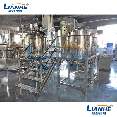 500L fixou o tipo quadro do misturador SUS304 do emulsivo do vácuo para o creme cosmético