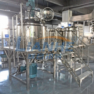 500L fixou o tipo quadro do misturador SUS304 do emulsivo do vácuo para o creme cosmético