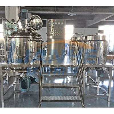 500L fixou o tipo quadro do misturador SUS304 do emulsivo do vácuo para o creme cosmético