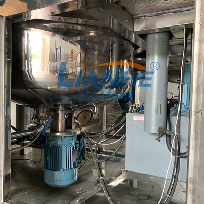 Misturador alto 1 Ton Electric Heating do emulsivo do vácuo da viscosidade do TUV