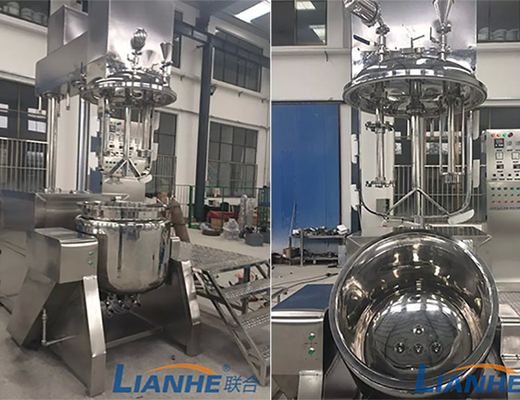 Equipamento de fabricação do dentífrico do ISO 300L, máquina de fatura cosmética de SUS316L