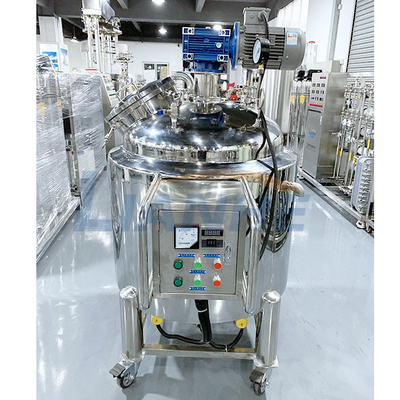Do misturador fixo do emulsivo do homogenizador da tampa do xarope controle vertical do PLC