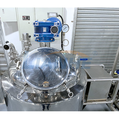 Do misturador fixo do emulsivo do homogenizador da tampa do xarope controle vertical do PLC
