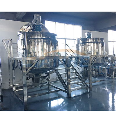 Misturador cosmético do homogenizador de ABB 2000L, equipamento de mistura do Sanitizer da mão da plataforma