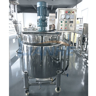 homogenizador do misturador do vácuo de 100L ABB, máquina de fatura líquida da lavagem da louça do vapor