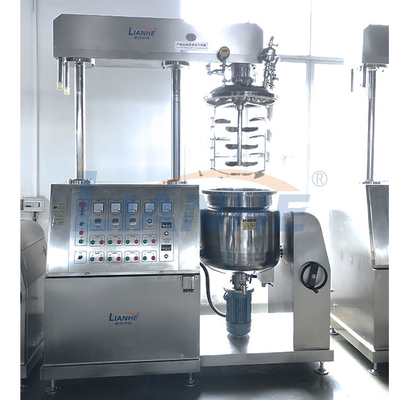 3600r/Min Vacuum Emulsifying Machine, máquina de creme cosmética do misturador de 45 graus