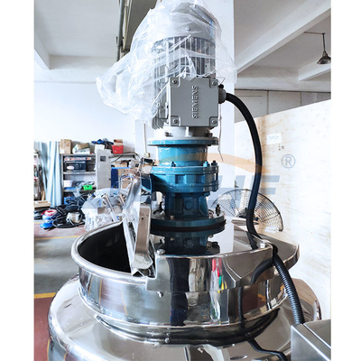 Equipamento de produção do Sanitizer da mão 1.5KW, misturador do homogenizador de 2 revestimentos para cosméticos