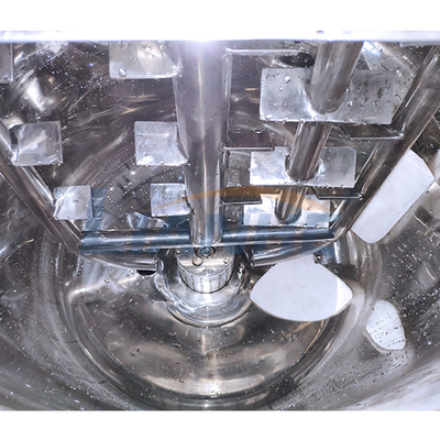 Equipamento de produção do Sanitizer da mão 1.5KW, misturador do homogenizador de 2 revestimentos para cosméticos