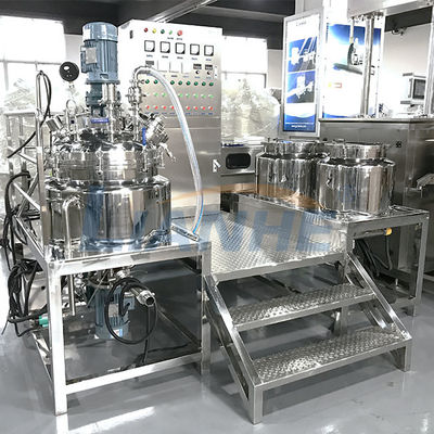 50L Fixed Type Vacuum Emulsifier Mixer Paste Lotion Making Machine SUS Material