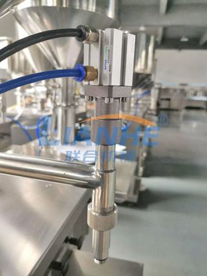 De aço inoxidável inoxidável de creme semi automático da máquina de enchimento da loção do ISO