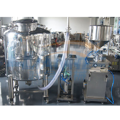 Máquina de enchimento de aço inoxidável do pistão, enchimento pneumático engrossado da garrafa