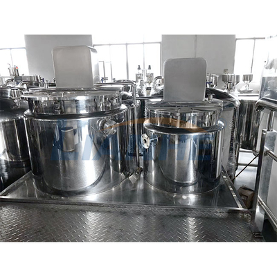 Máquina de mistura de creme cosmética do misturador do emulsivo 350L do homogenizador do misturador do vácuo