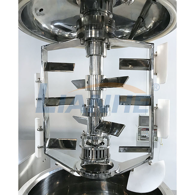 Máquina de mistura de creme cosmética do misturador do emulsivo 350L do homogenizador do misturador do vácuo