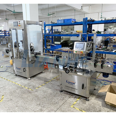 Material SUS304 corrosivo líquido da máquina de enchimento do controle do PLC auto anti