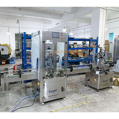Material SUS304 corrosivo líquido da máquina de enchimento do controle do PLC auto anti