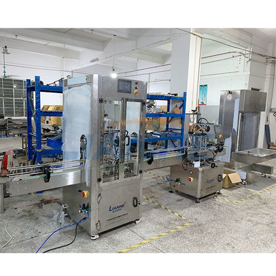 Material SUS304 corrosivo líquido da máquina de enchimento do controle do PLC auto anti
