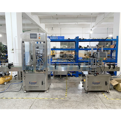 Material SUS304 corrosivo líquido da máquina de enchimento do controle do PLC auto anti