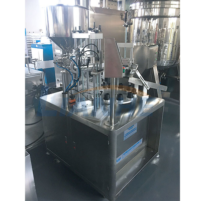 máquina de enchimento da selagem do tubo 40L, enchimento ultrassônico do tubo da pomada