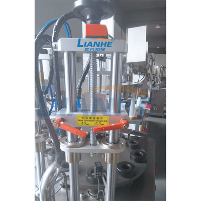 Controle semi automático ultrassônico do PLC da máquina de enchimento do tubo de LIANHE